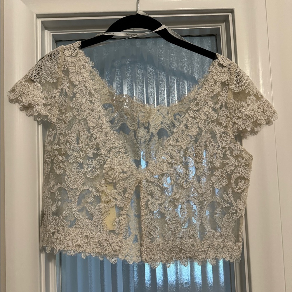 Tadashi Shoji Wedding Gown Cape